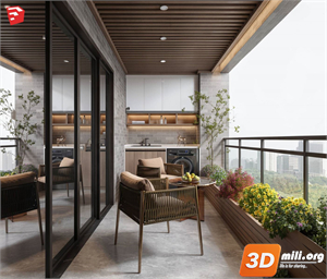 Balcony Skp Files